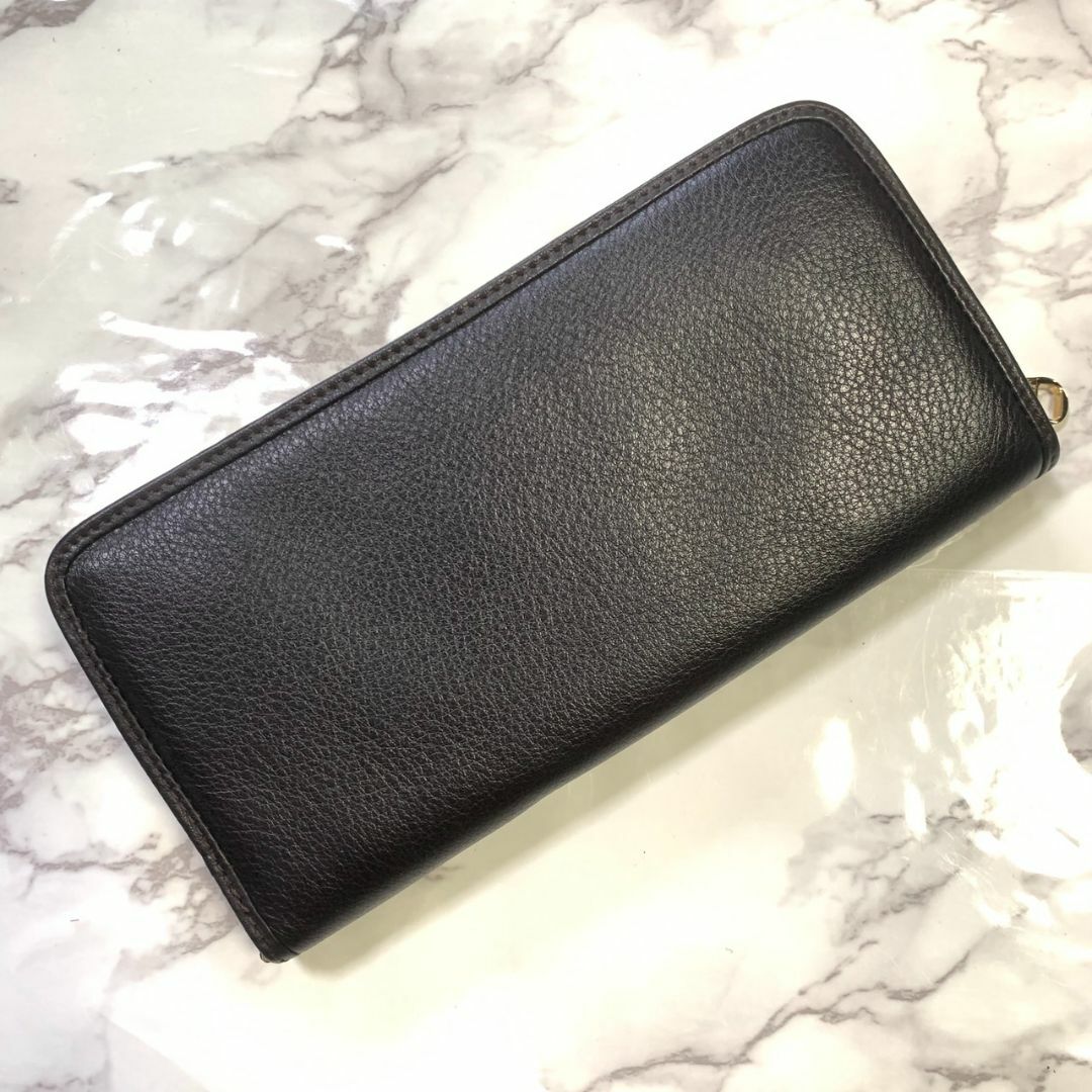 LOEWE - ロエベ 長財布 ダークブラウン ラウンドファスナー 箱 LOEWE - ロエベ 長財布 ダークブラウン ラウンドファスナー 箱