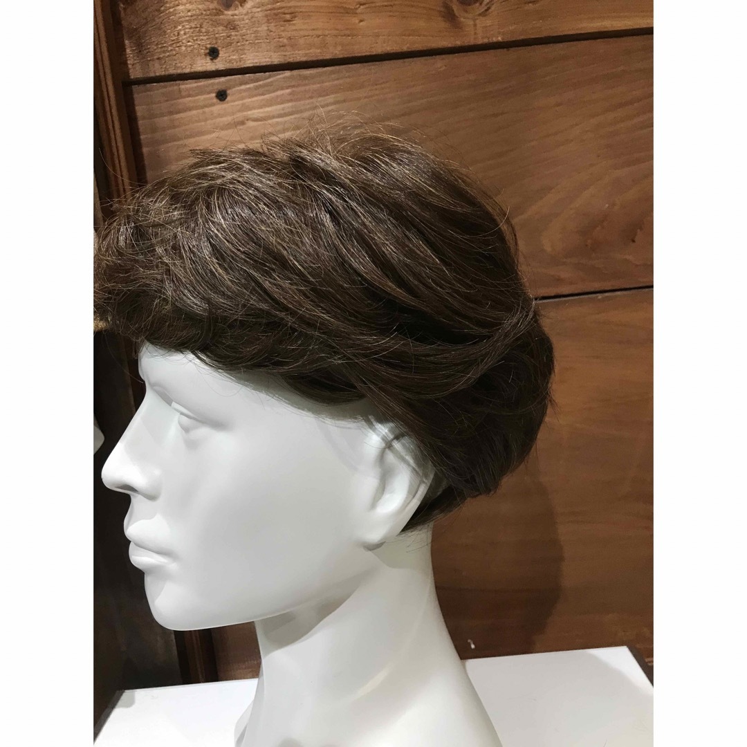 メンズハーフwig 薄毛カバー/HWS-001 #6MIX ウィッグ/エクステ メンズハーフwig 薄毛カバー/HWS-001 #6MIX ウィッグ/エクステ