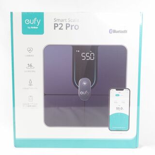 アンカー(Anker)のAnker Eufy Smart Scale P2 Pro 体重計・体組成計 T9149 スマホ連動 アプリ対応(体重計/体脂肪計)