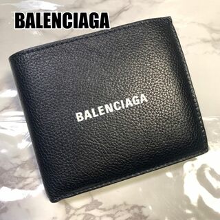 バレンシアガ(Balenciaga)のバレンシアガ 折財布 ブラック お札入れ 小銭入れ カード入れ  #B310(折り財布)