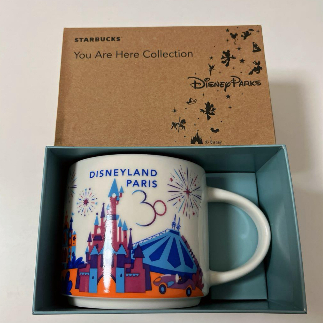 Starbucks Coffee(スターバックスコーヒー)のディズニーランドパリ スタバ限定マグカップ インテリア/住まい/日用品のキッチン/食器(グラス/カップ)の商品写真