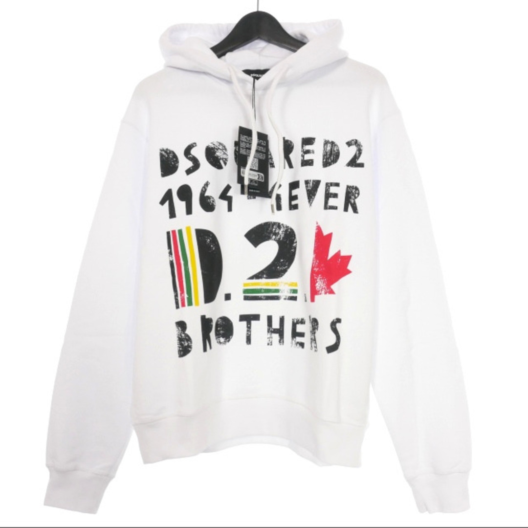 ディースクエアード 23SS D2 BROS COOL HOODIE パーカー61cm着丈