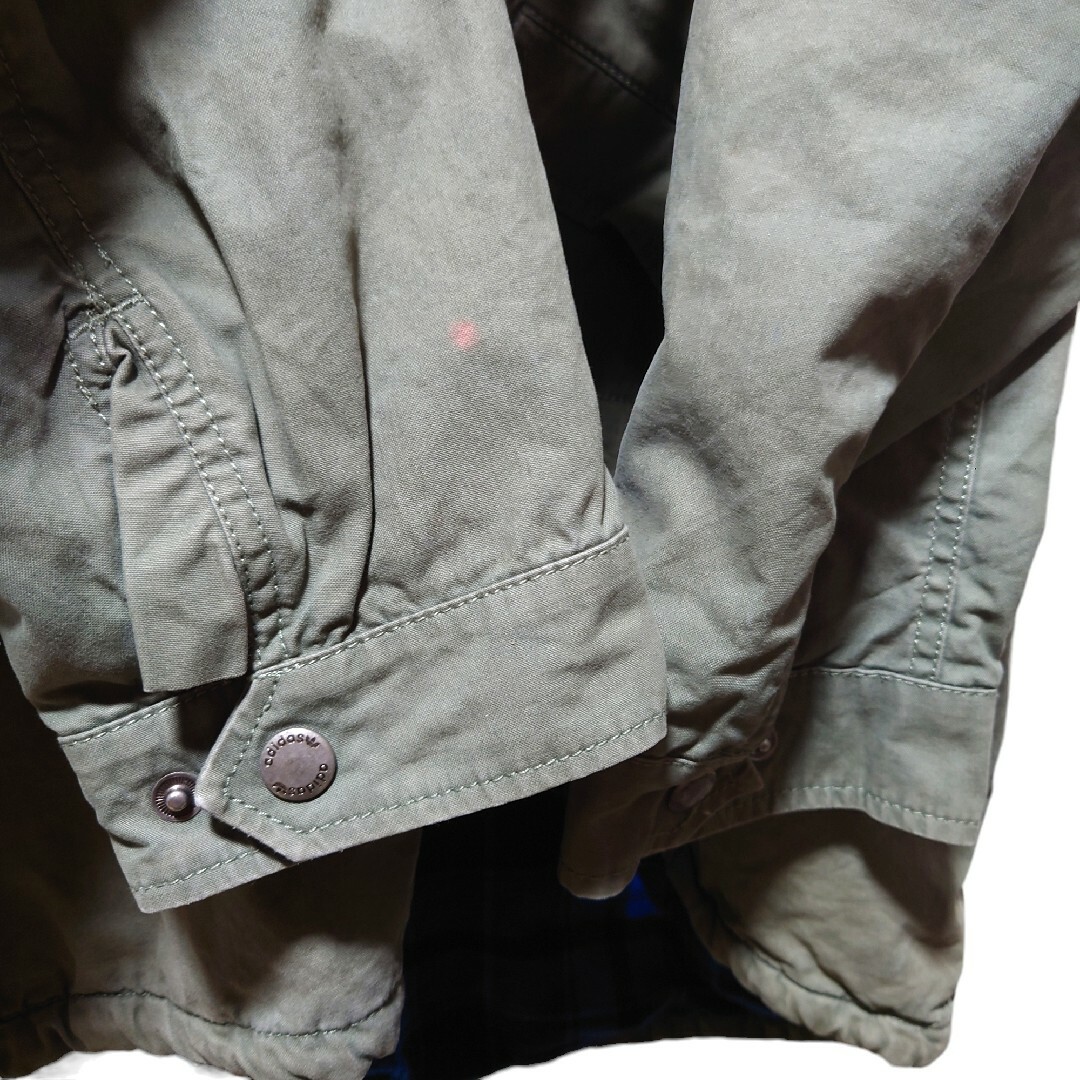 adidas(アディダス)の【adidas】裏地チェック フィッシュテール ミリタリーコート A-1447 メンズのジャケット/アウター(ミリタリージャケット)の商品写真