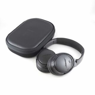 ボーズ(BOSE)のBOSE QuietComfort 35 wireless headphones II ワイヤレスヘッドホン USED美品 ノイズキャンセリング マイク QC35II ケース付 完動品 V9573(ヘッドフォン/イヤフォン)