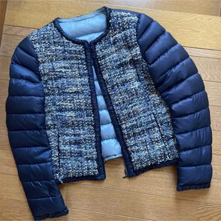 モンクレール(MONCLER)のモンクレール MONCLER レディース ジャガード ダウンジャケット M(ダウンジャケット)