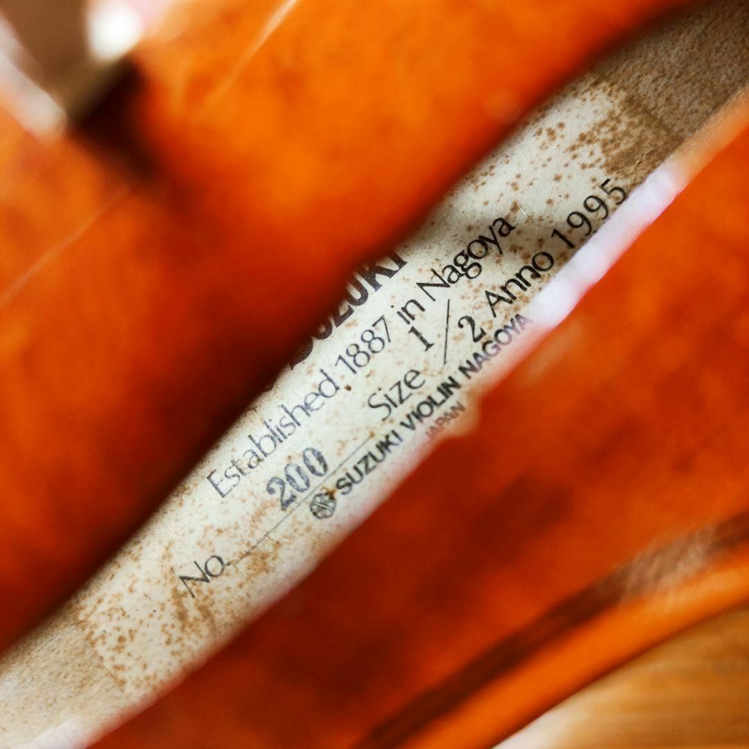 【良反響良材】スズキ No.200 1/2 バイオリン 1995 楽器の弦楽器(ヴァイオリン)の商品写真