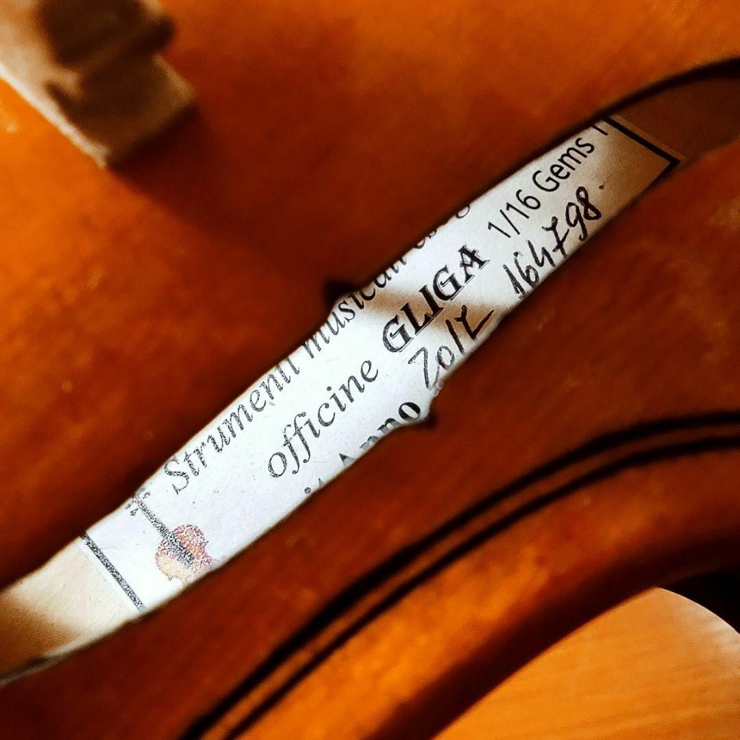 【美杢優音】Gliga GEMS 1/16 バイオリン 2017 楽器の弦楽器(ヴァイオリン)の商品写真