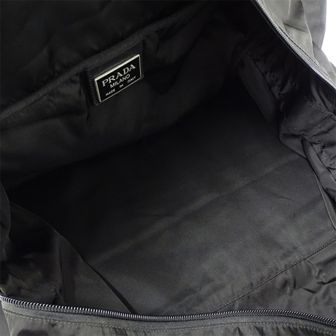 PRADA(プラダ)のプラダ PRADA バッグ メンズ ブランド ボストンバッグ  ナイロン ブラック 大きめ 大容量 旅行 シンプル 黒 おでかけ おしゃれ 【中古】 メンズのバッグ(ボストンバッグ)の商品写真