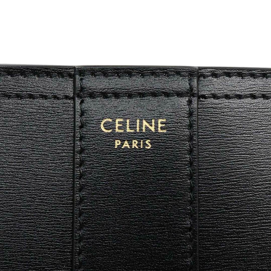 celine(セリーヌ)のセリーヌ CELINE ロック トイレタリー ポーチ セカンド クラッチバッグ シャイニーカーフスキン レザー ブラック 黒 ゴールドフィニッシュ金具 4M1843EIP（新品・未使用品） レディースのファッション小物(ポーチ)の商品写真