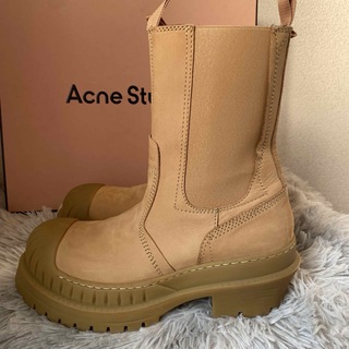 ブーツ【定価91,300円】新品Acne Studios サイドゴア ラバーブーツ