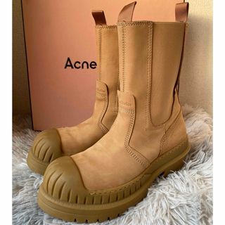 ブーツ【定価91,300円】新品Acne Studios サイドゴア ラバーブーツ