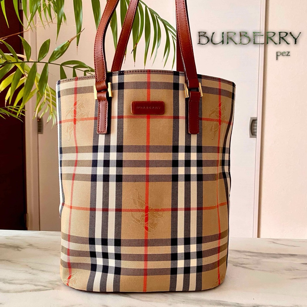 超美品 正規品 BURBERRY バーバリー レザーショルダーバッグ | フリマアプリ ラクマ