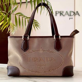 早い者勝ち美品✨PRADA カーフレザートートバッグ 本革 黒