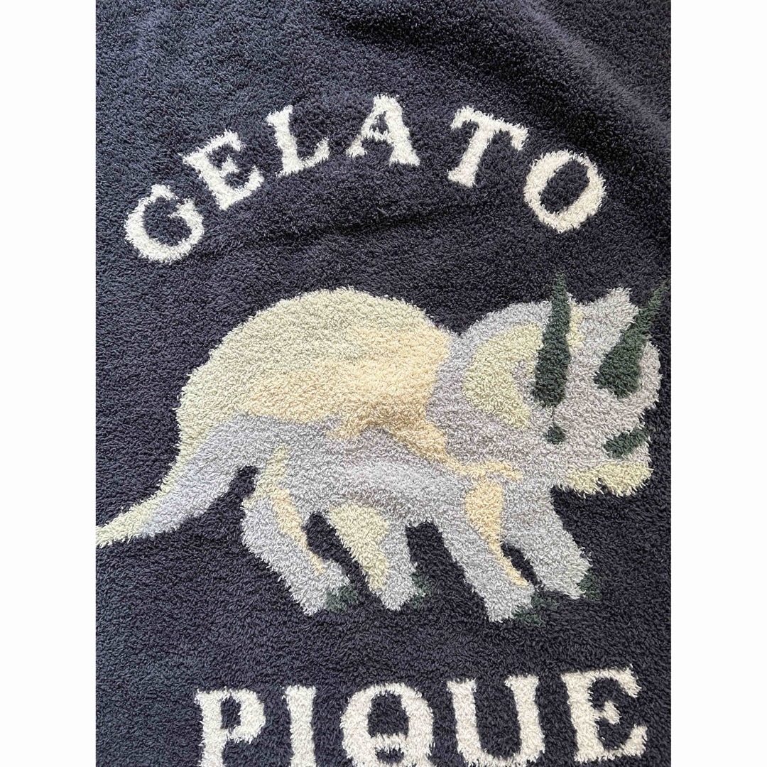 gelato pique(ジェラートピケ)のジェラートピケ　ダイナソー　ブランケット　未使用 キッズ/ベビー/マタニティのこども用ファッション小物(おくるみ/ブランケット)の商品写真