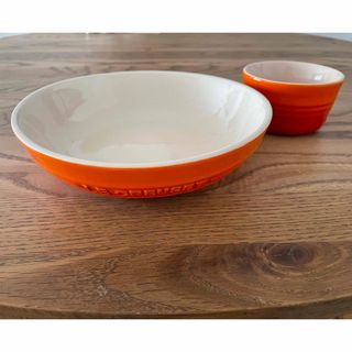 ルクルーゼ(LE CREUSET)のlecreuset ルクルーゼ ラウンドディッシュ&ラムカンセット(食器)