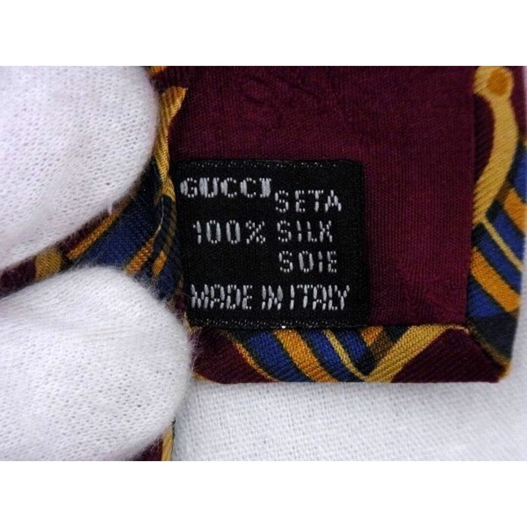 GUCCI - GUCCI グッチ シルク100% ネクタイ ビジネス 紳士 GUCCI - GUCCI グッチ シルク100% ネクタイ ビジネス 紳士