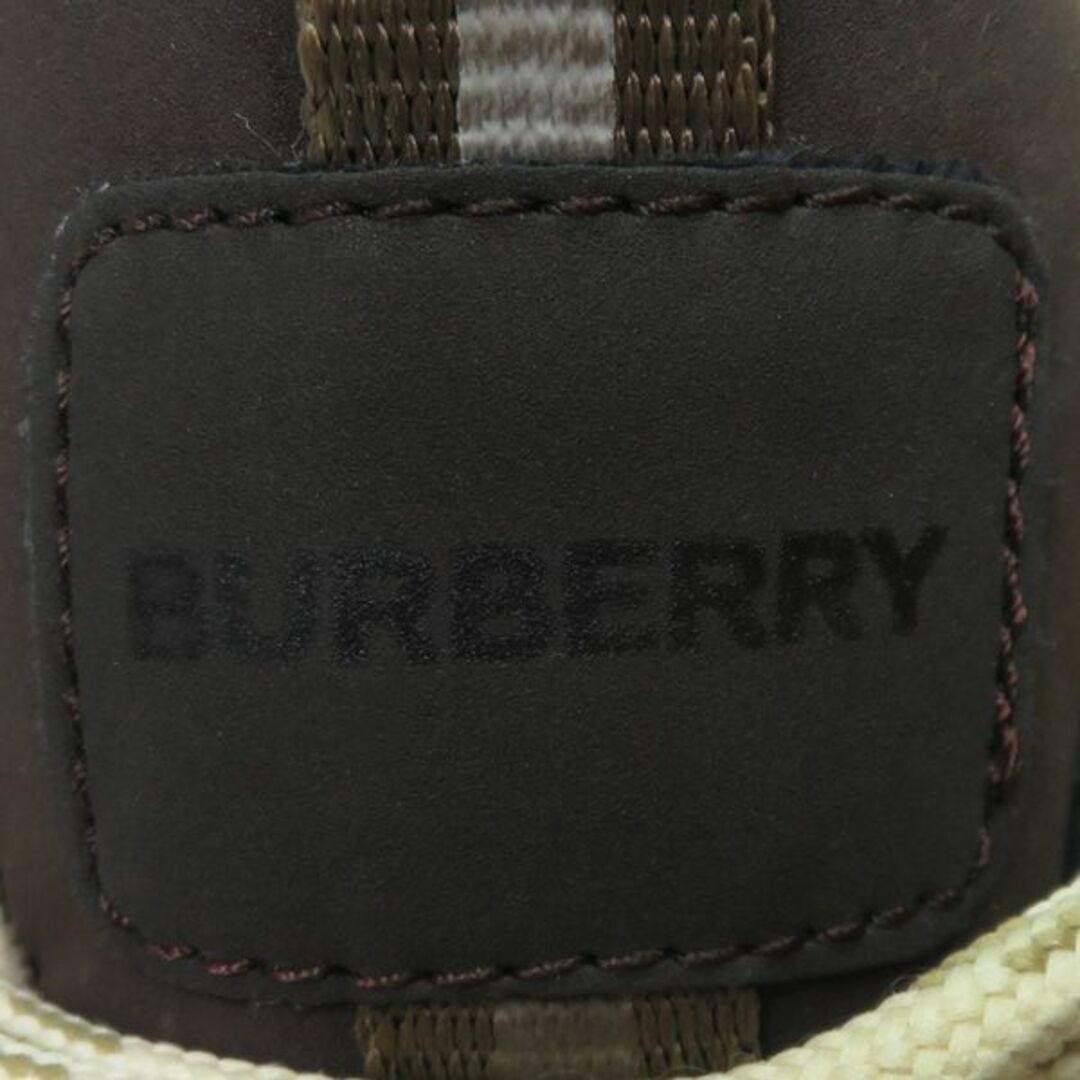 BURBERRY(バーバリー)の新古品 BURBERRY バーバリー 8017132 ユニオン TBロゴ レザー メッシュ レースアップ ロウ トップ スニーカー シューズ 箱付き 40 46044 メンズの靴/シューズ(スニーカー)の商品写真