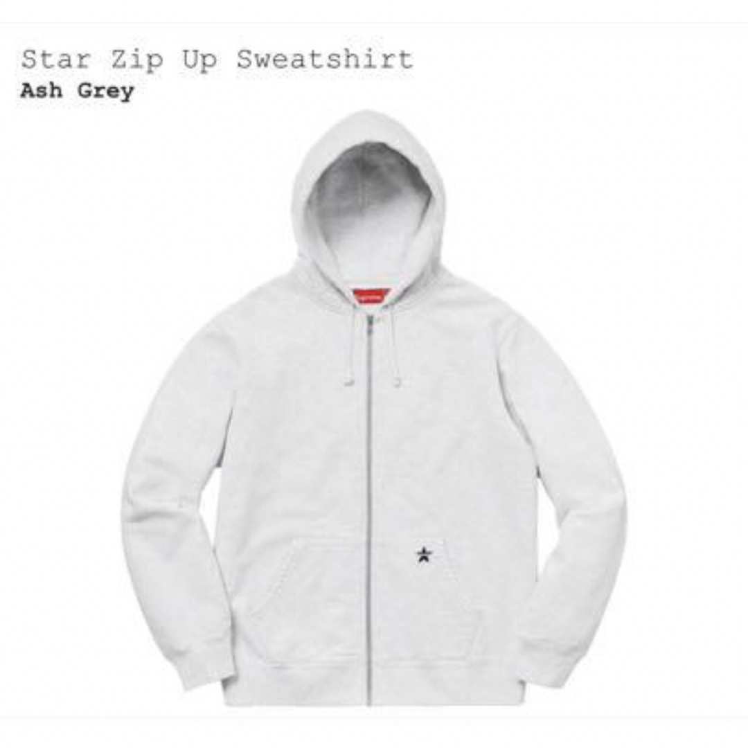 トップス●新品●Supreme Star zip up sweatshirt Lサイズ