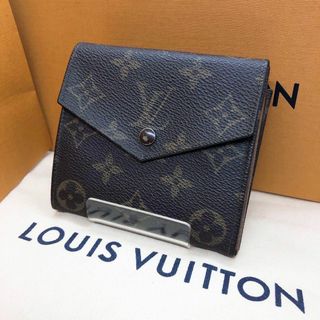 ルイヴィトン(LOUIS VUITTON)の【美品】ヴィトン 61660 三つ折り モノグラム ポルトモネ ユニセックス(財布)