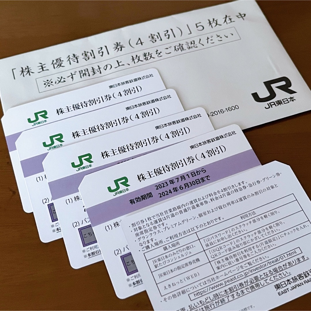 JR東日本　割引券 チケットの優待券/割引券(その他)の商品写真