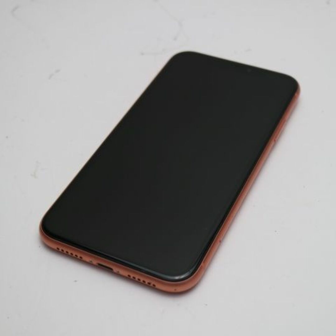 超美品 SIMフリー iPhoneXR 64GB コーラル ピンクSIMフリー3