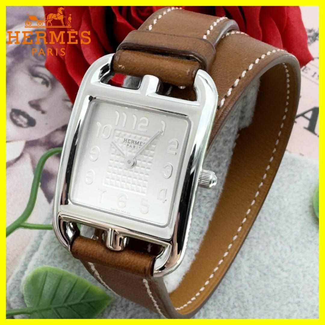 Hermes(エルメス)の✨未使用級✨ エルメス　ケープコッド　ドゥブルトゥール　ダブル 腕時計 B161 レディースのファッション小物(腕時計)の商品写真