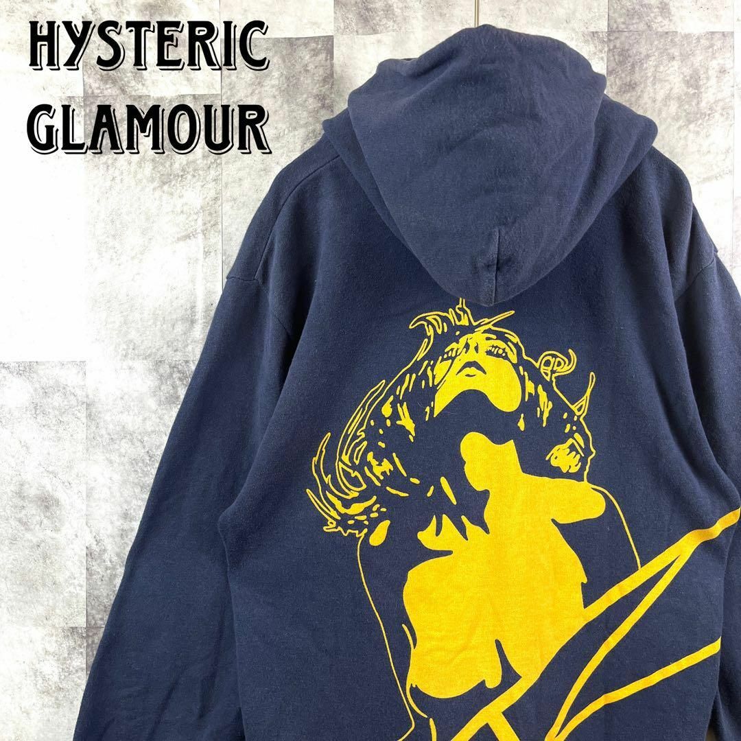 HYSTERIC GLAMOUR - ヒステリックグラマー パーカー ガールロゴ バック ...