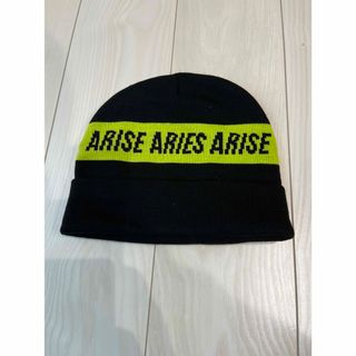 アリエス(aries)の値下げ不可 ARIES Logo Tape Beanie 新品未使用(ニット帽/ビーニー)