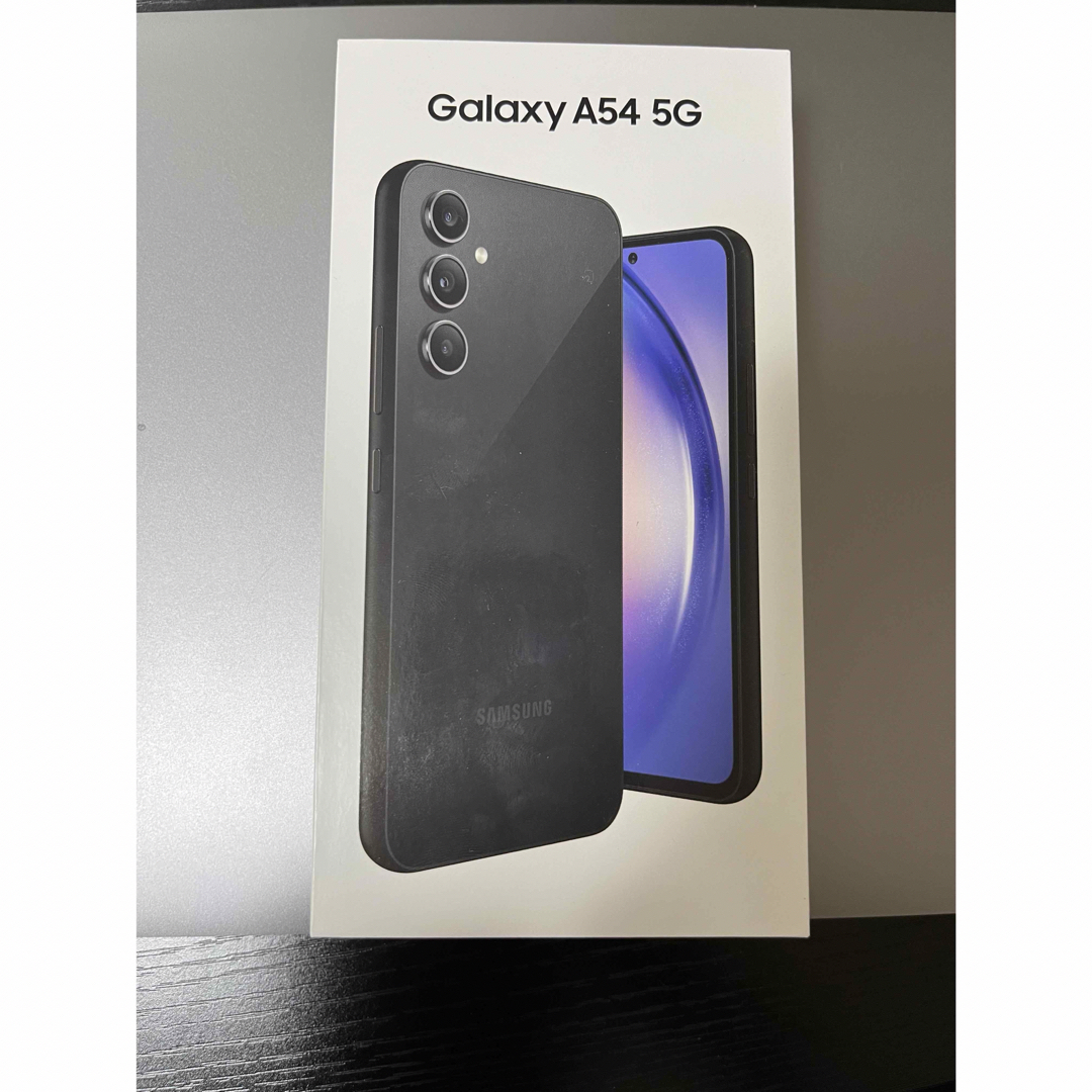 au Galaxy A54 5G 「simフリー」オーサム グラファイトスマートフォン/携帯電話