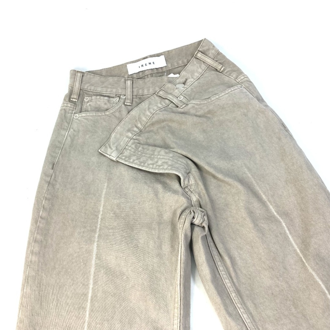 アイレネ IRENE Trousers Denim 21A88011 パンツ ボトムス 長ズボン デニム アパレル デニムパンツ コットン ベージュ 未使用 レディースのパンツ(デニム/ジーンズ)の商品写真