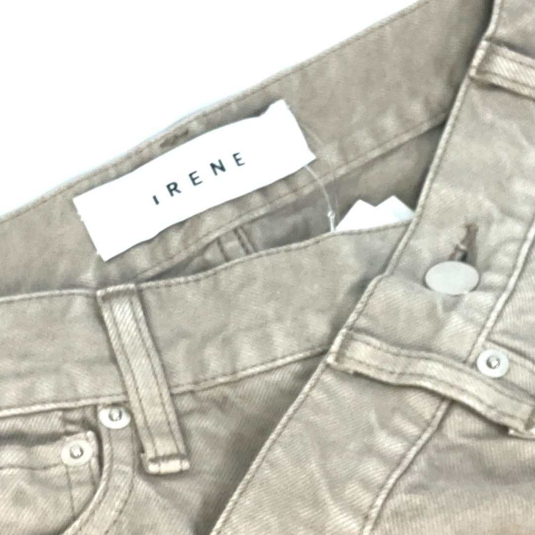 アイレネ IRENE Trousers Denim 21A88011 パンツ ボトムス 長ズボン デニム アパレル デニムパンツ コットン ベージュ 未使用 レディースのパンツ(デニム/ジーンズ)の商品写真