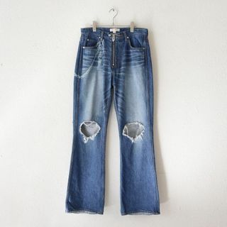 ティー(TTT_MSW)のエムエーエスユー masu フレアデニム FLARE denim 46 新品(デニム/ジーンズ)