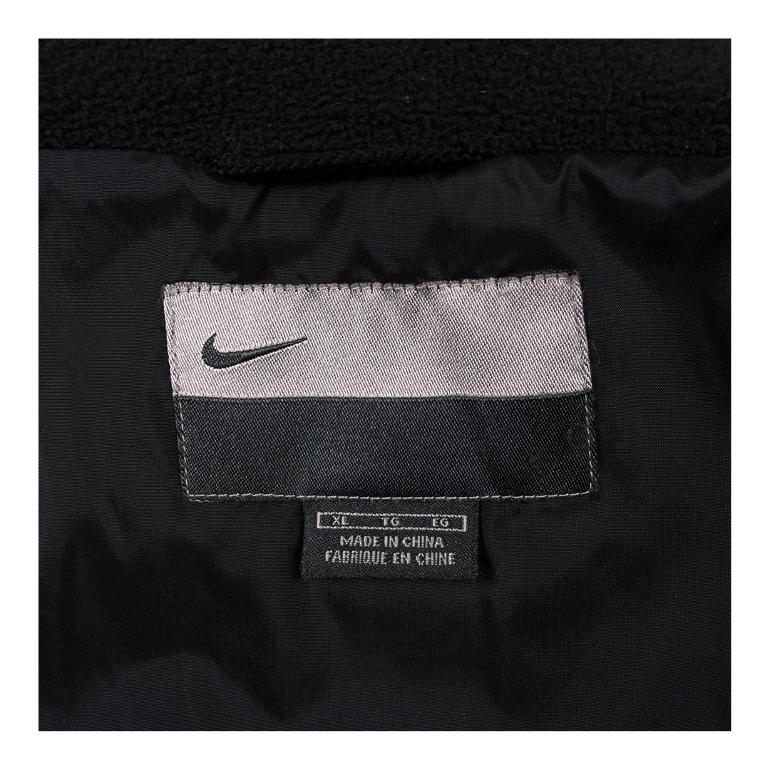 NIKE(ナイキ)の00s Y2K NIKE ナイキ ヴィンテージ中綿ジャケット ブラック テック系 メンズのジャケット/アウター(ダウンジャケット)の商品写真