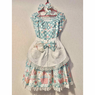 アンジェリックプリティー(Angelic Pretty)のアンプリ【Sugar Fairy Cake】OPフルセット(ひざ丈ワンピース)