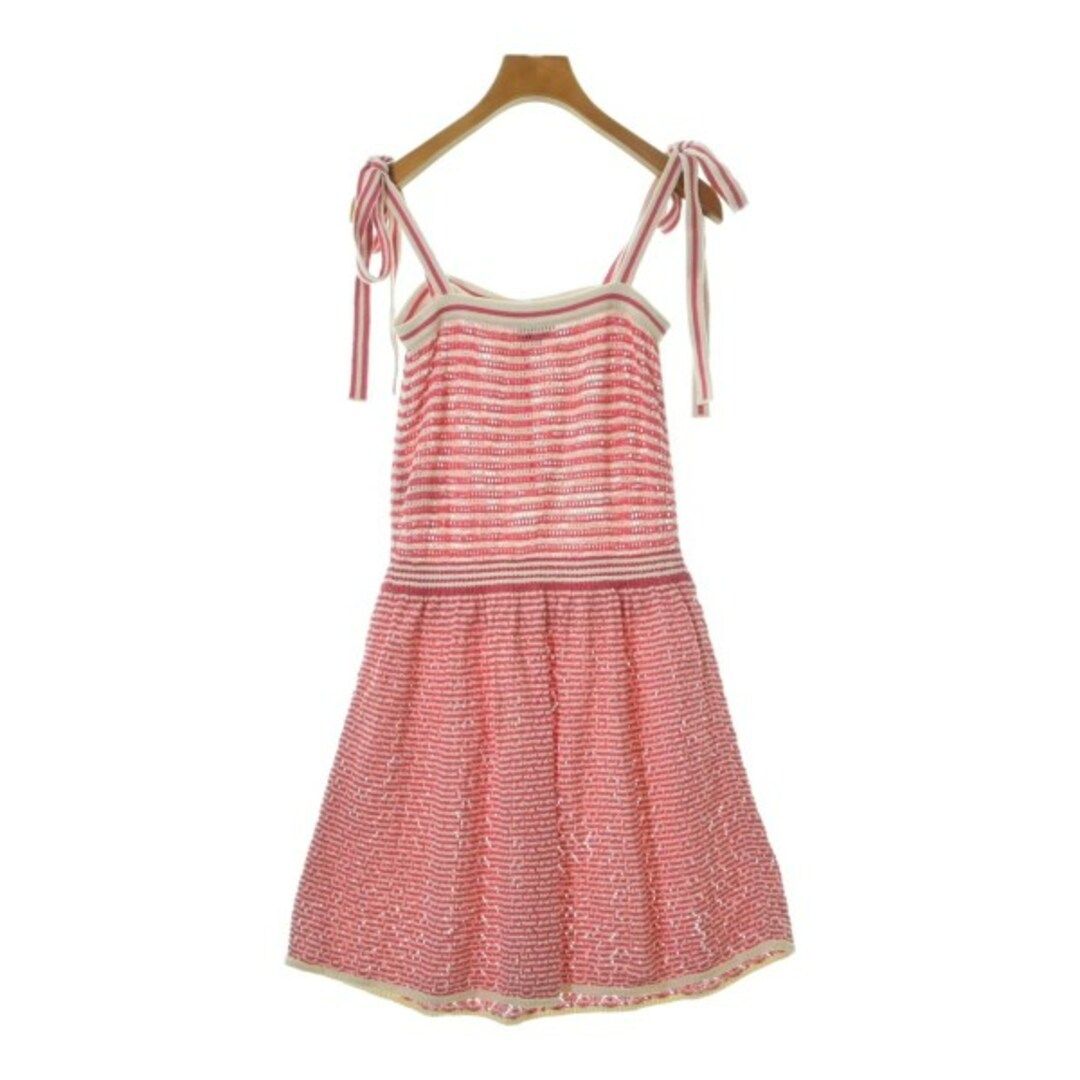 CHANEL - CHANEL シャネル ワンピース 36(XS位) ピンクx白(ボーダー