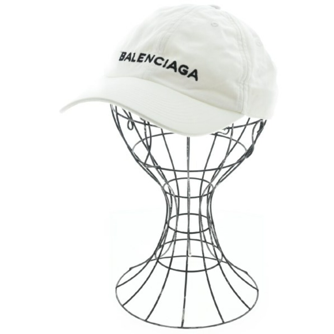 Balenciaga - BALENCIAGA バレンシアガ キャップ - 白 【古着】【中古