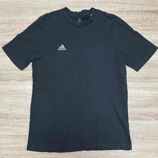 アディダス(adidas)の美品☆黒☆Tシャツ☆adidas(Tシャツ/カットソー(半袖/袖なし))