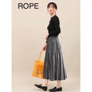 ロペマドモアゼル(ROPE mademoiselle)のROPE ストライプニットスカート(ロングスカート)