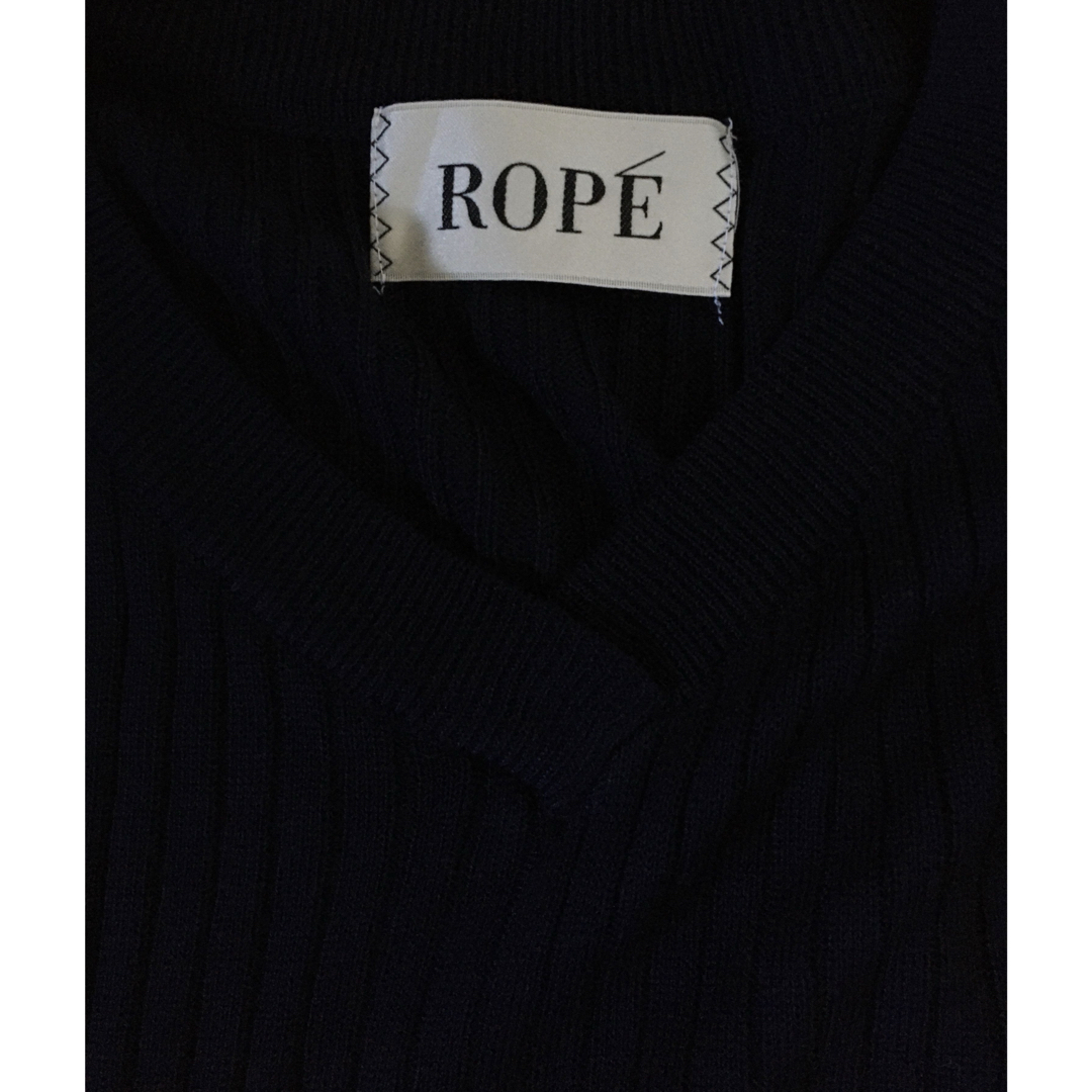 ROPE’(ロペ)のROPE リブニットワンピース レディースのワンピース(ロングワンピース/マキシワンピース)の商品写真