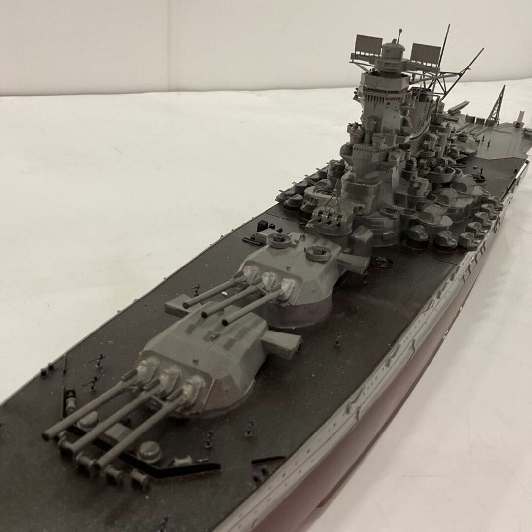 完成品 TAMIYA タミヤ 1/350 RC 日本海軍戦艦 大和 Futaba MC230CR フタバ ブラシモーター スピードコントローラー アンプ 受信機 レシーバー R142JE YOKOMO ヨコモ ZR-200A ブラックアンテナセット 付属 エンタメ/ホビーのおもちゃ/ぬいぐるみ(ホビーラジコン)の商品写真