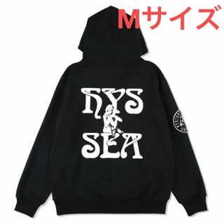 WIND AND SEA パーカー 黒 Mサイズ