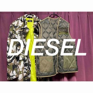 ディーゼル(DIESEL)のDIESELディーゼルカモフラダウンコート(ダウンコート)