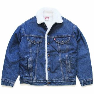 リーバイス(Levi's)の80s USA製 Levi'sリーバイス 70609 ボアライナー デニムジャケット 4ポケット S★ビンテージ オールド トラッカー レディース 70608(Gジャン/デニムジャケット)