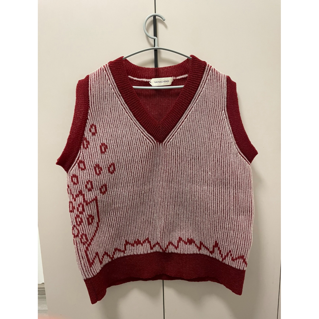 namacheko 21ss krokus knit vest ニットベストの通販 by ジーちゃん's ...