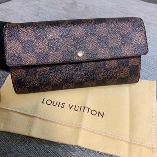 ルイヴィトン(LOUIS VUITTON)の2点セット　ルイヴィトン ダミエ ポシェット ポルト モネ カルト クレディ(長財布)