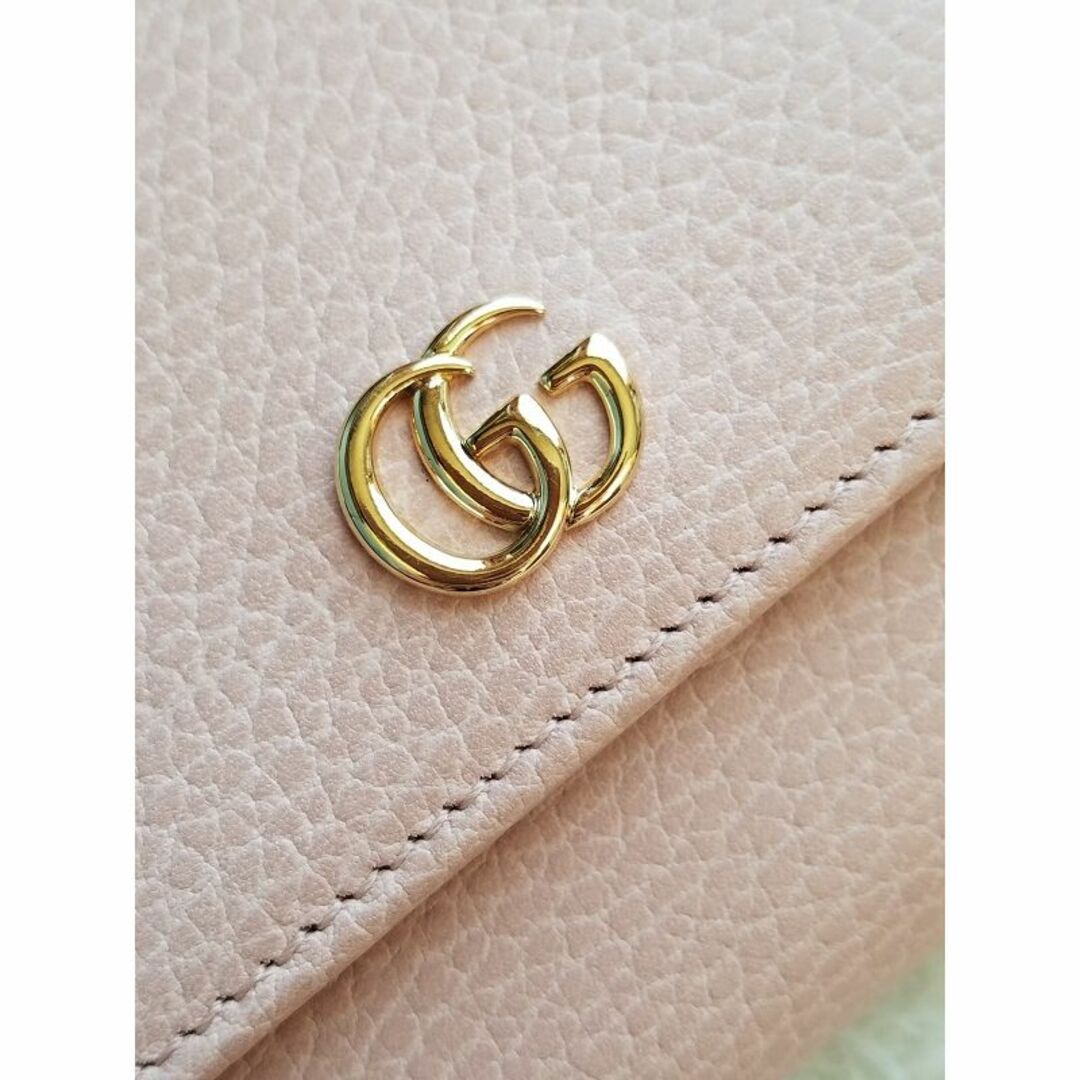 Gucci - GUCCI グッチ GGマーモント レザー コンチネンタル 長財布