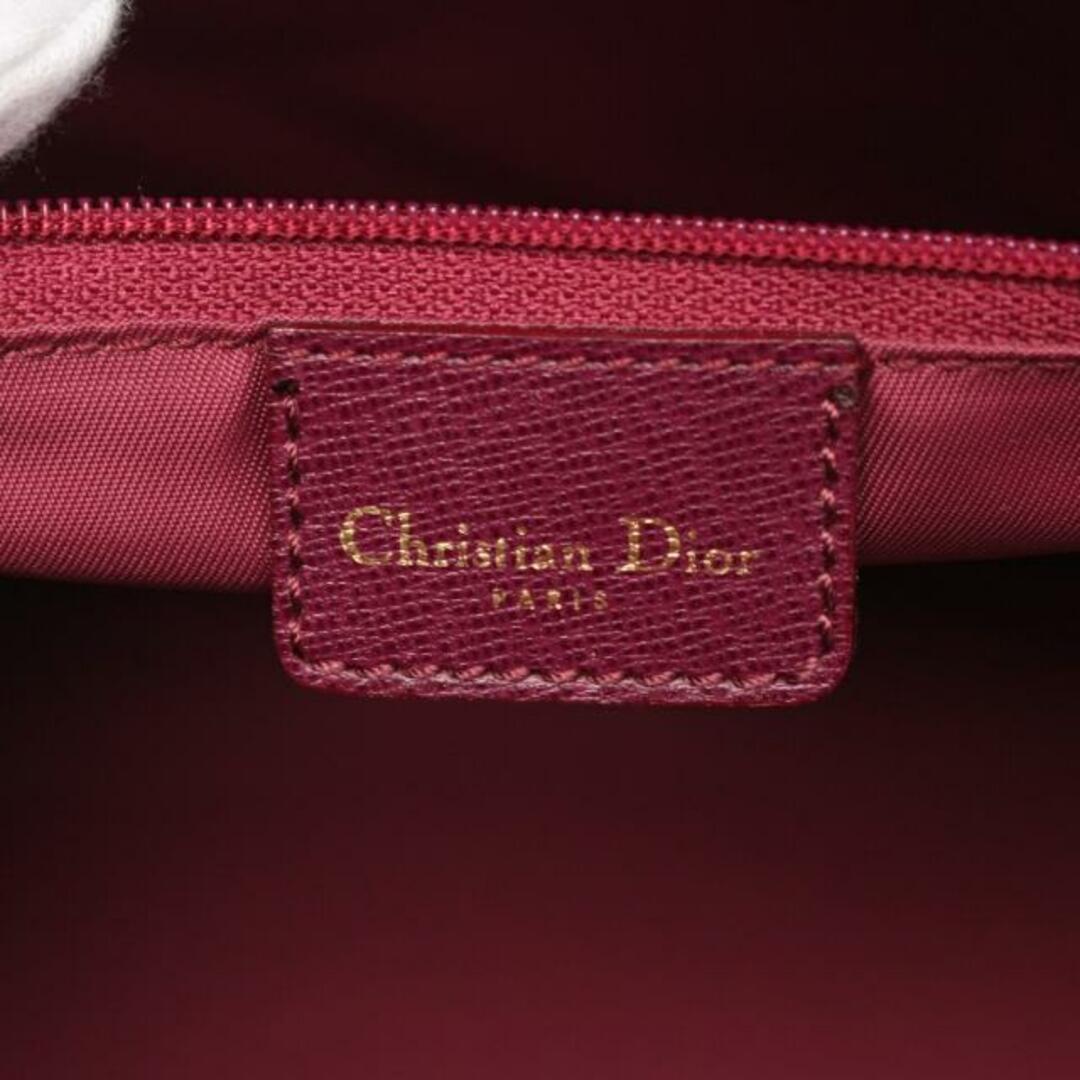 Christian Dior(クリスチャンディオール)の ハンドバッグ ミニボストンバッグ レザー ボルドー レディースのバッグ(ハンドバッグ)の商品写真