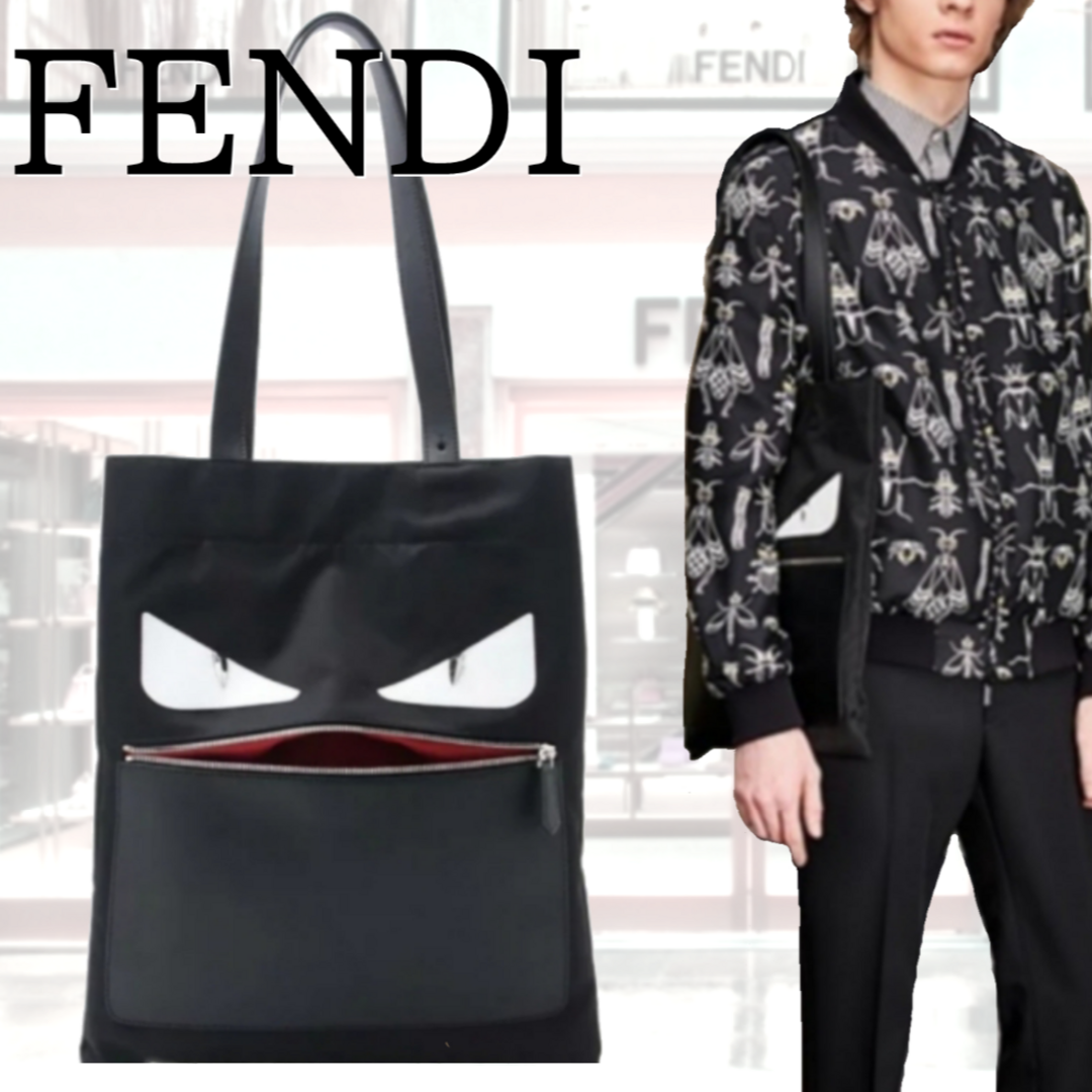 FENDI - 入手困難 FENDI フェンディ バッグバグズ スリム トートバッグ