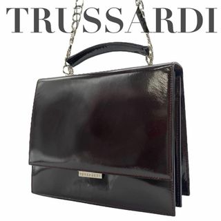Trussardi - 美品　Trussardi トラサルディ チェーンショルダーバッグ ハンドバッグ