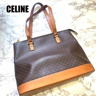 セリーヌ(CELINE)のセリーヌ トートバッグ ダークブラウン ブラウン マカダムトート #B252(ショルダーバッグ)